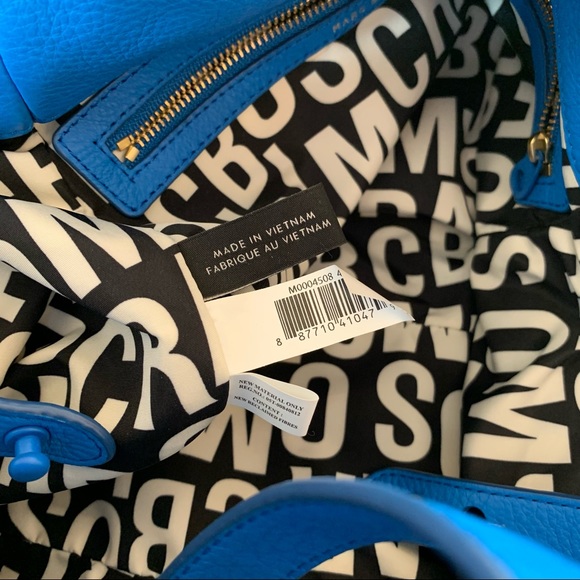 Authentic Marc By Mark Jacobs Blue Leather Bag - Picture 12 of 12
